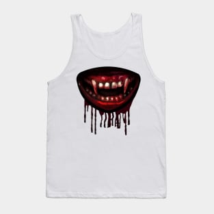 Vampire Teeth Tank Top